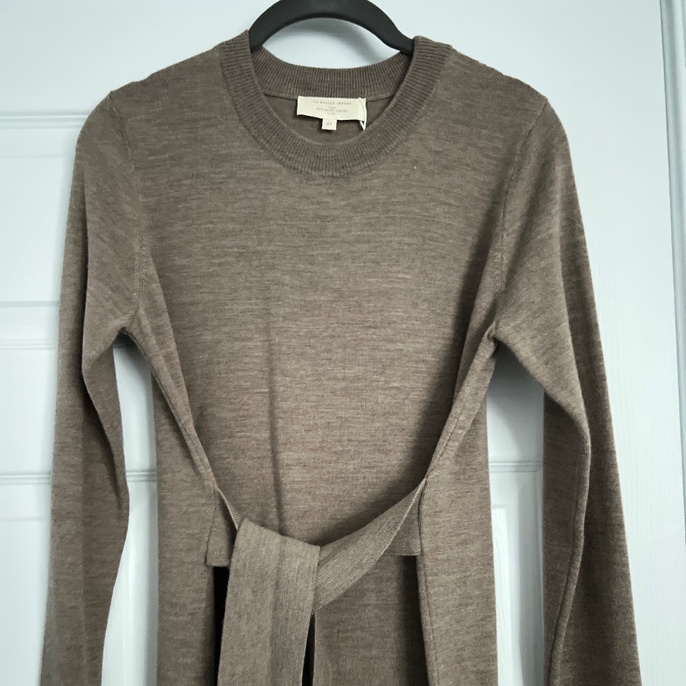 Sezane Piana Dress Light Beige - Size XS